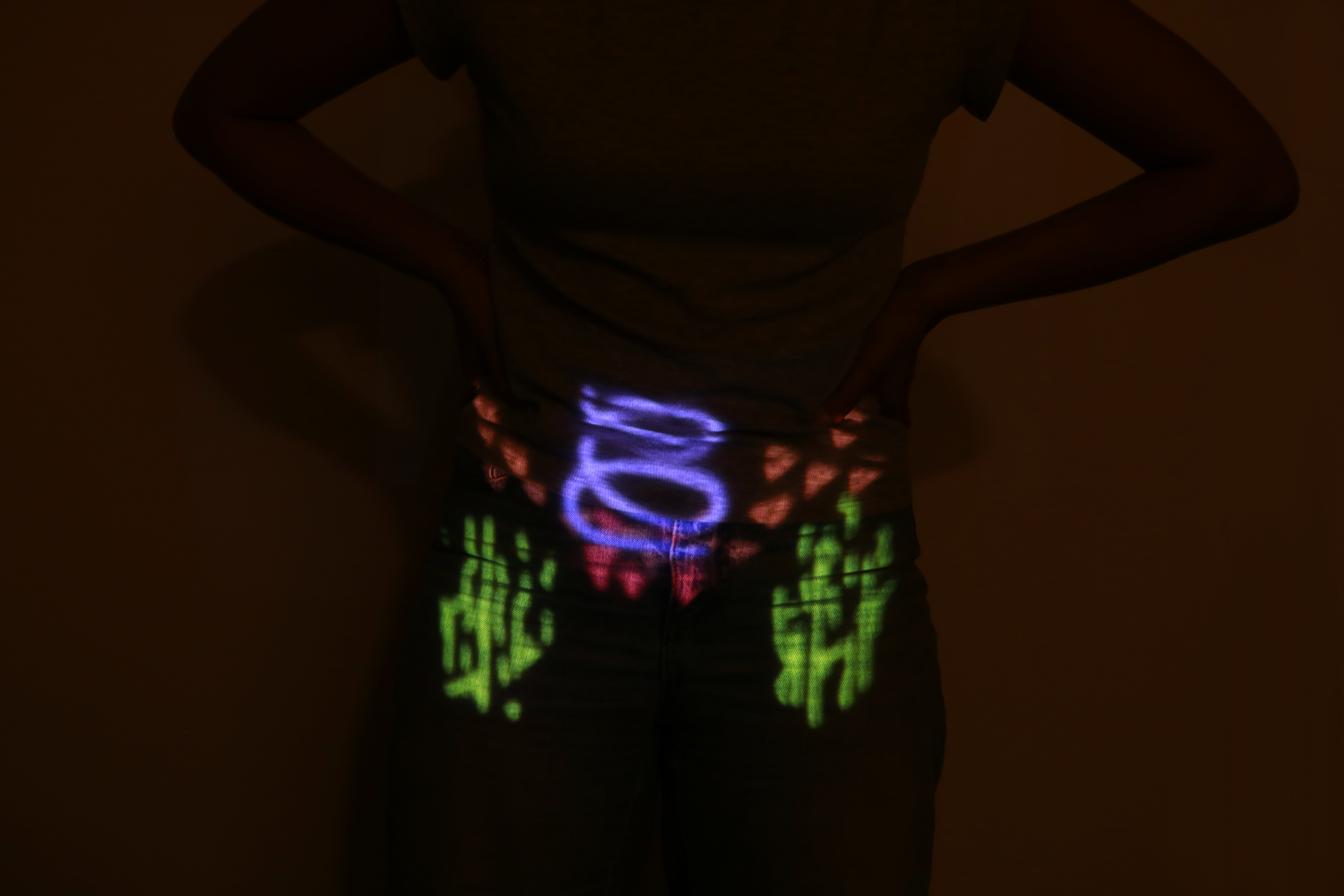 Projection mapping full body